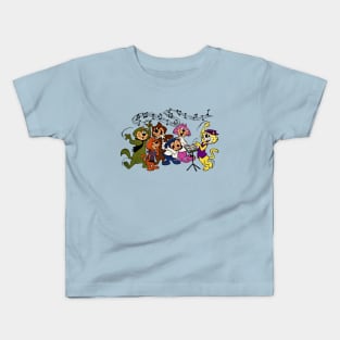 Top Cat, music lesson, summer T shirt, retro, vintage Kids T-Shirt